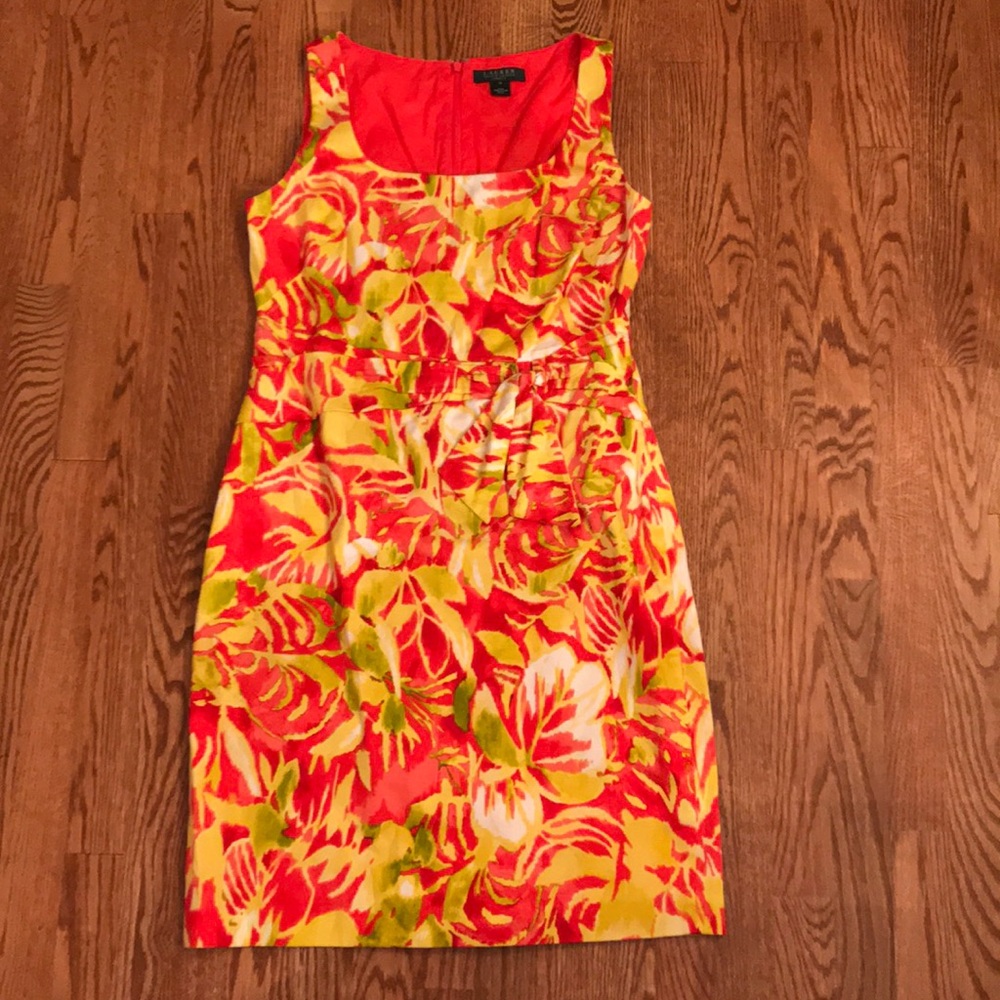Vibrant Floral Midi Dress